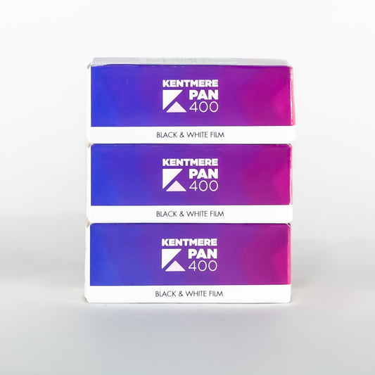 Kentmere Pan ISO 400 120 mm - paquete con 3 pz