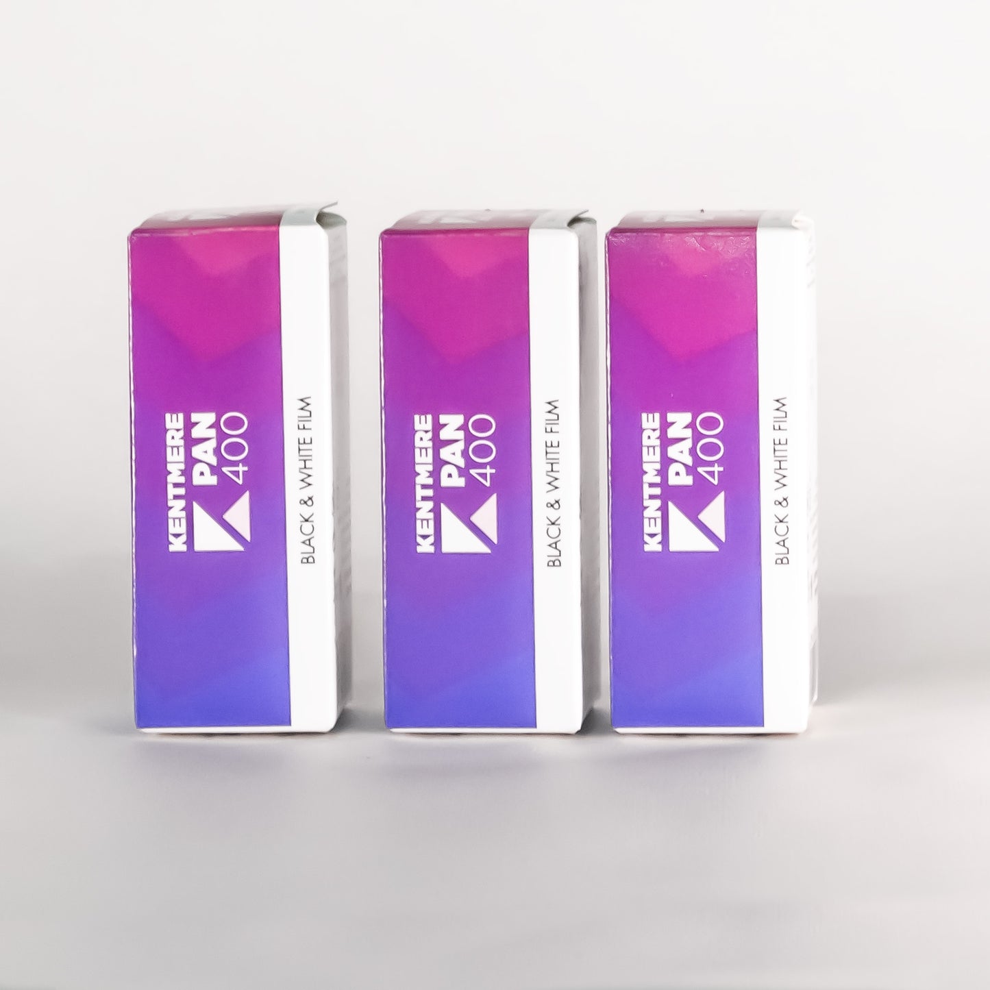 Kentmere Pan ISO 400 120 mm - paquete con 3 pz