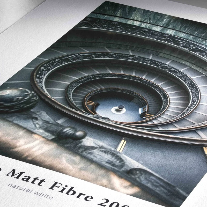 Papel Fotográfico Hahnemühle Photo Matt Fibre 200 gr 44" x 12m