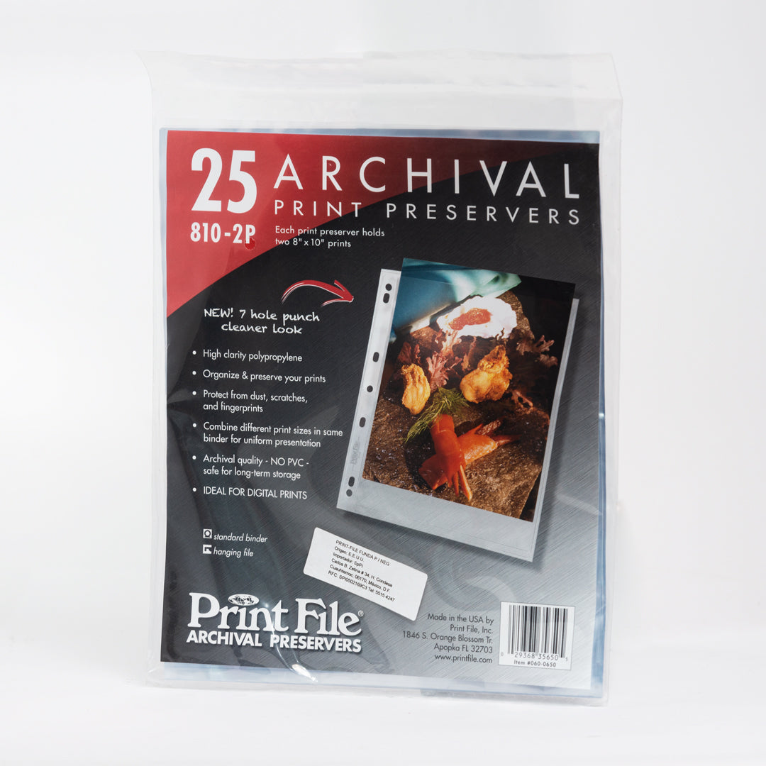 MICA PARA FOTO 810-2P 25 HOJAS PRINT-FILE