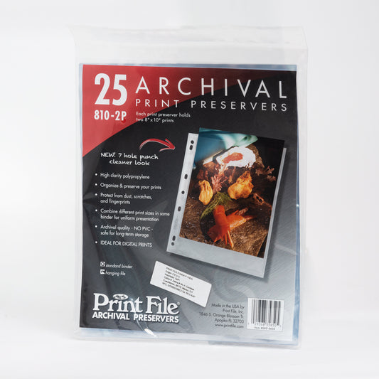 MICA PARA FOTO 810-2P 25 HOJAS PRINT-FILE