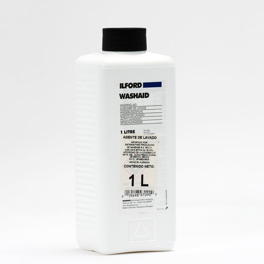 AGENTE DE LAVADO RÁPIDO FOTOGRAFÍA B&N ILFORD WASHAID (ACLARADOR HIPO) 1 Lt