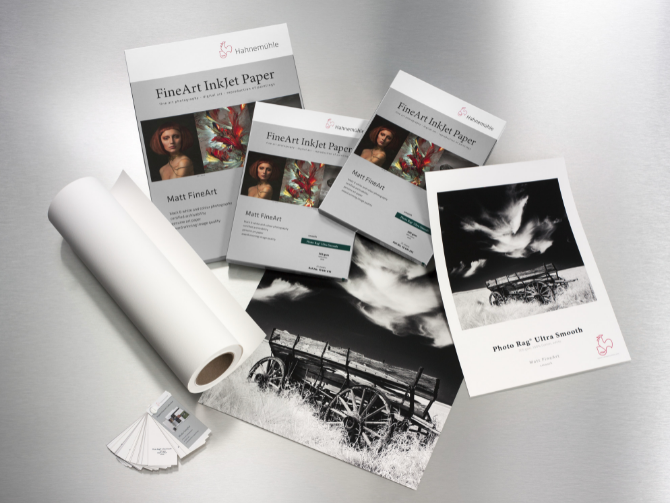 PAPEL FOTOGRÁFICO HAHNEMÜHLE PHOTO RAG ULTRASMOOTH 305g 44"x12m