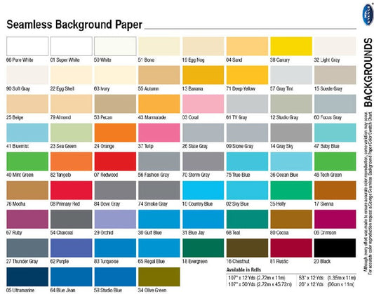 CICLORAMA 1.35 mts x 11mts (621.00) SAVAGE