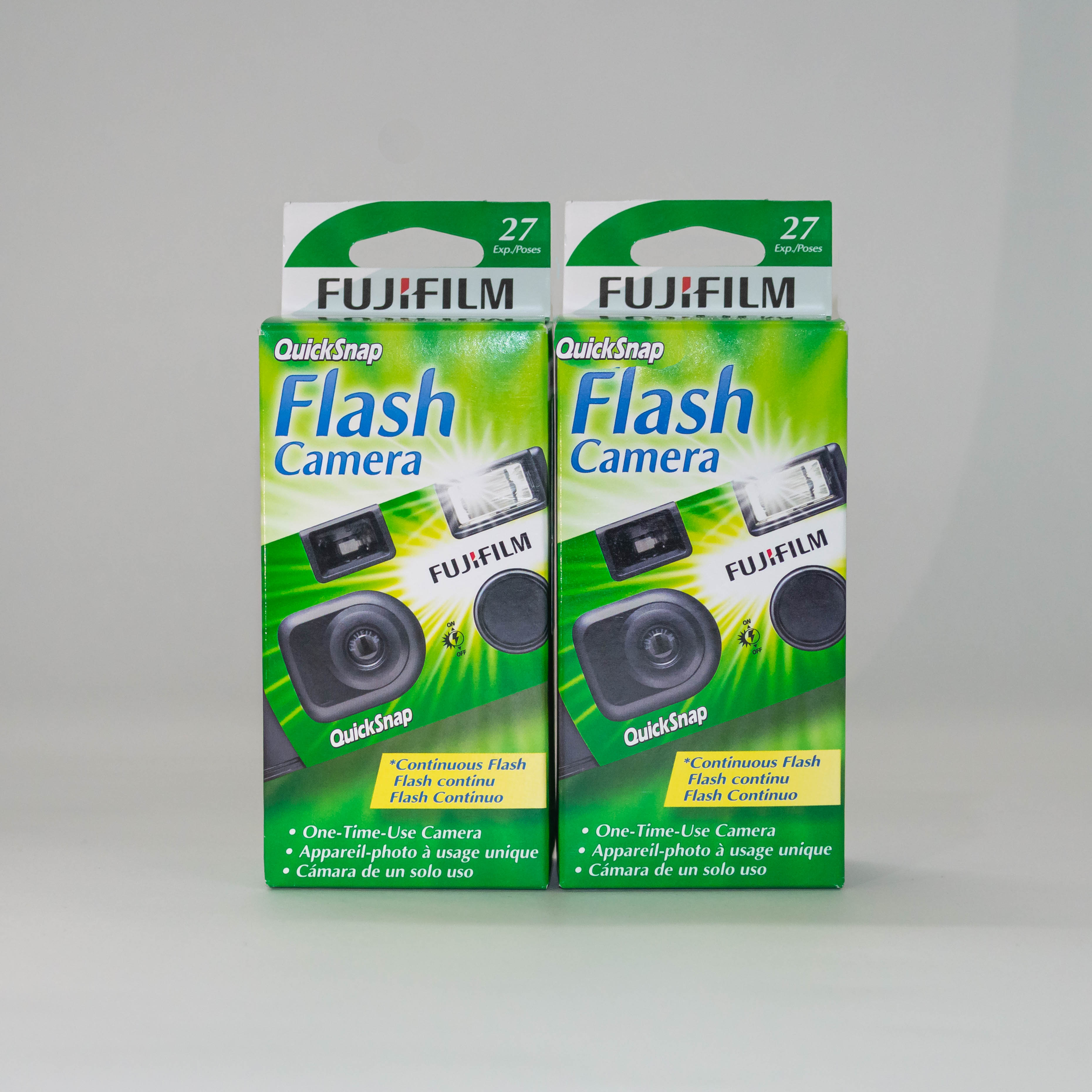 Cámaras Desechables TopShot 400 Con Flash - Paquete 8 Unidades, 27 Fotos Cada Una, ISO 400