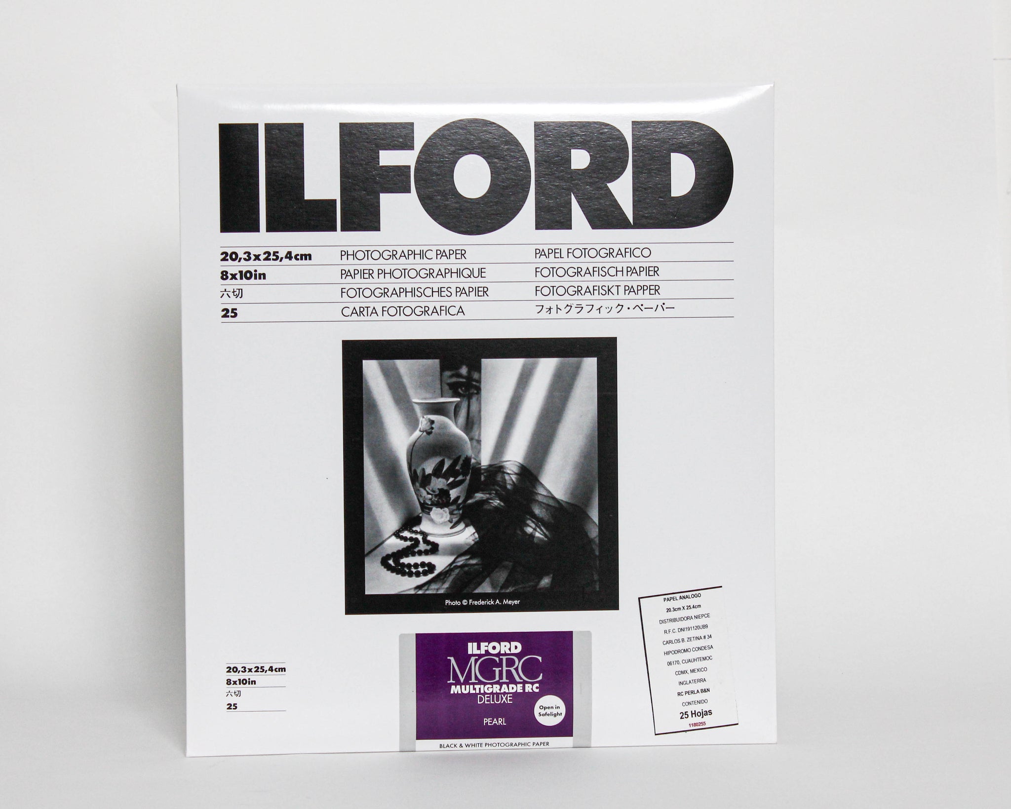 Papier Photo Ilford MG RC DL 44M 24x30 – 1x10 Feuilles, Noir Et Blanc, Qualité Professionnelle Papier Photo Ilford MG RC DL 44M 24x30 – 1x10 Feuilles, Noir Et Blanc, Qualité Professionnelle