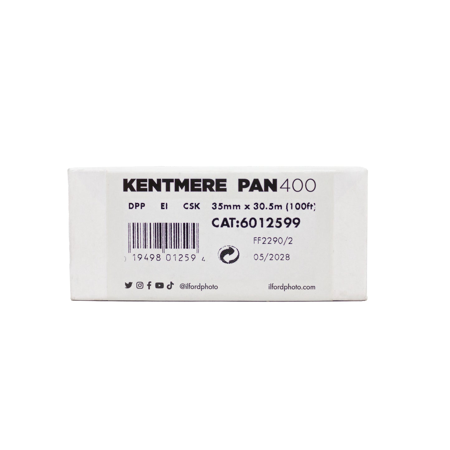 Película fotográfica Kentmere PAN ISO 400 135 x 30m