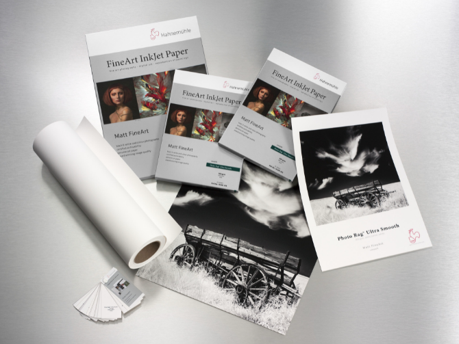 PAPEL FOTOGRÁFICO HAHNEMÜHLE PHOTO RAG ULTRA SMOOTH 305g 44"x12m
